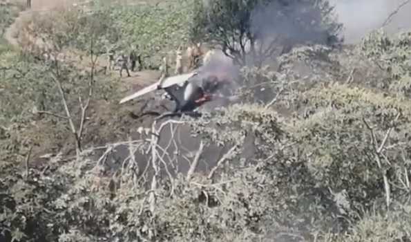 Military aircraft crash kills 7 people in eastern Mexico