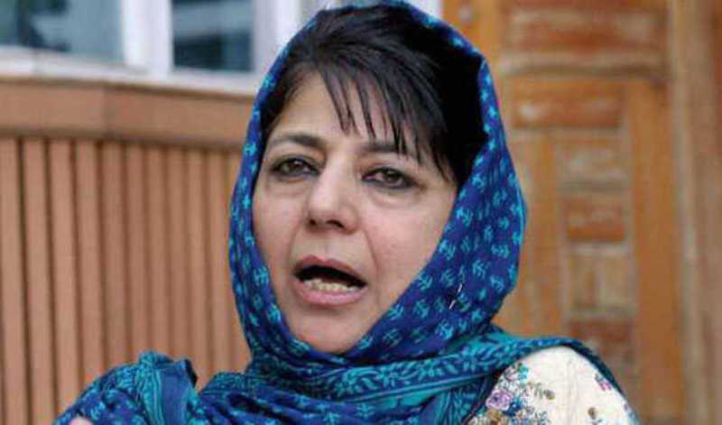 No let  up in GOI’s persecution of Kashmiri mainstream : Mehbooba