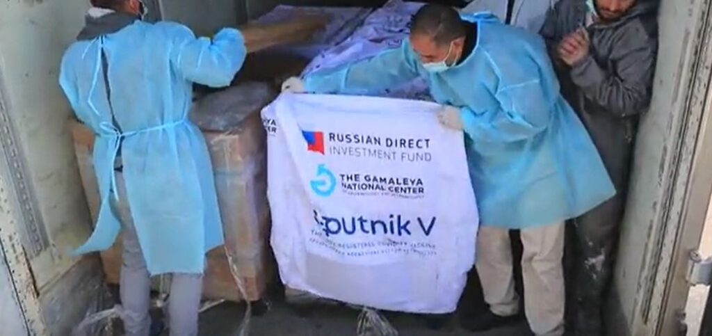 Gaza receives 20,000 doses of Russian COVID-19 vaccine donated by UAE