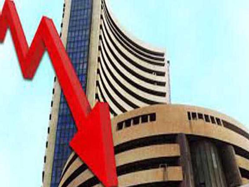 Sensex down over 200 pts