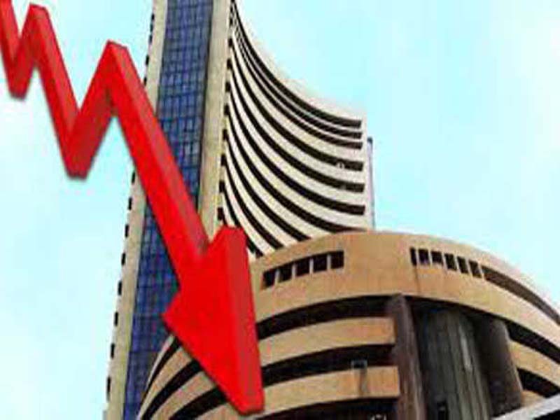 Sensex down by  600 pts