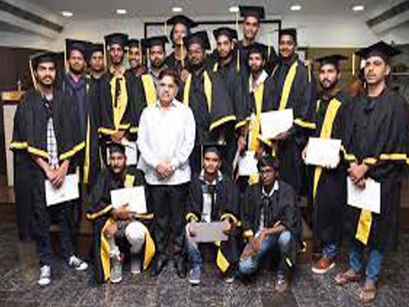 DPSFS conducts annual convocation for three year batches at Prasad Film Labs auditorium