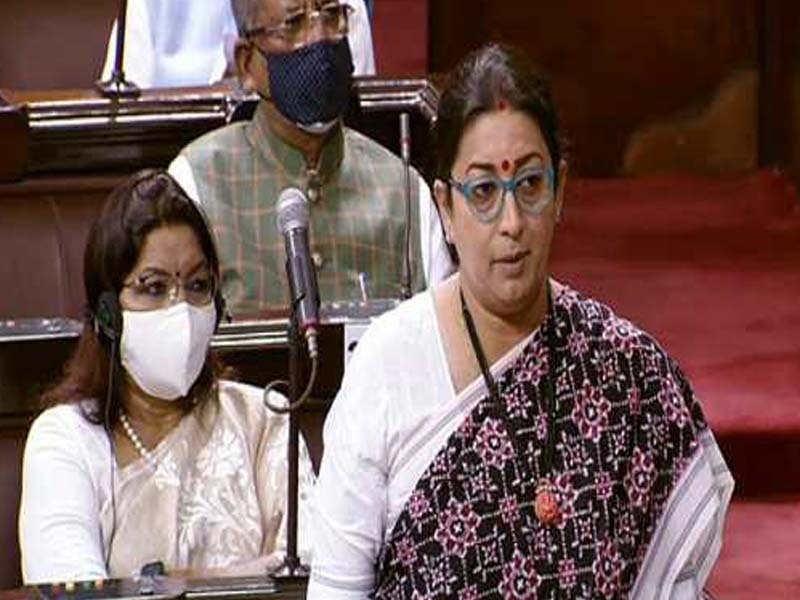 Seven mega textile parks to be set up in next three years: Smriti Irani