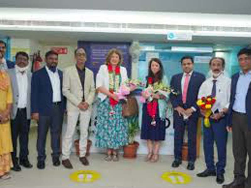 Estonian Ambassador visits MaxiVision super specialty eye hospital