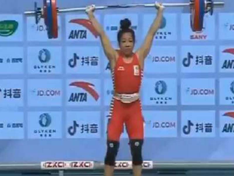 Manipur CM lauds Mirabai for creating world record in weightlifting