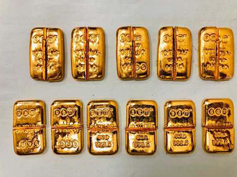 Customs officials seize 1.2 kgs gold worth Rs 60 lakhs at RGIA