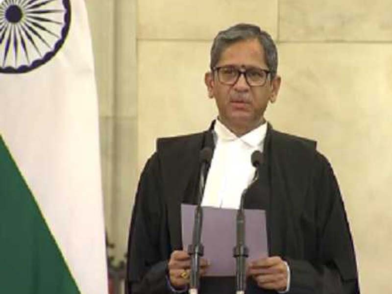 Justice NV Ramana takes oath as 48th Chief Justice of India