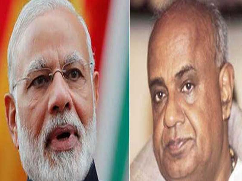 Modi calls up former PM H D Deve Gowda