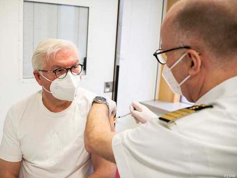 German President gets AstraZeneca shot after a blood-clot scare