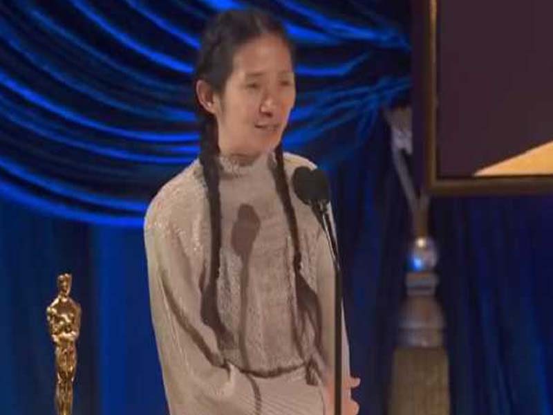 Chloe Zhao is the first woman of color to win Oscar for Direction