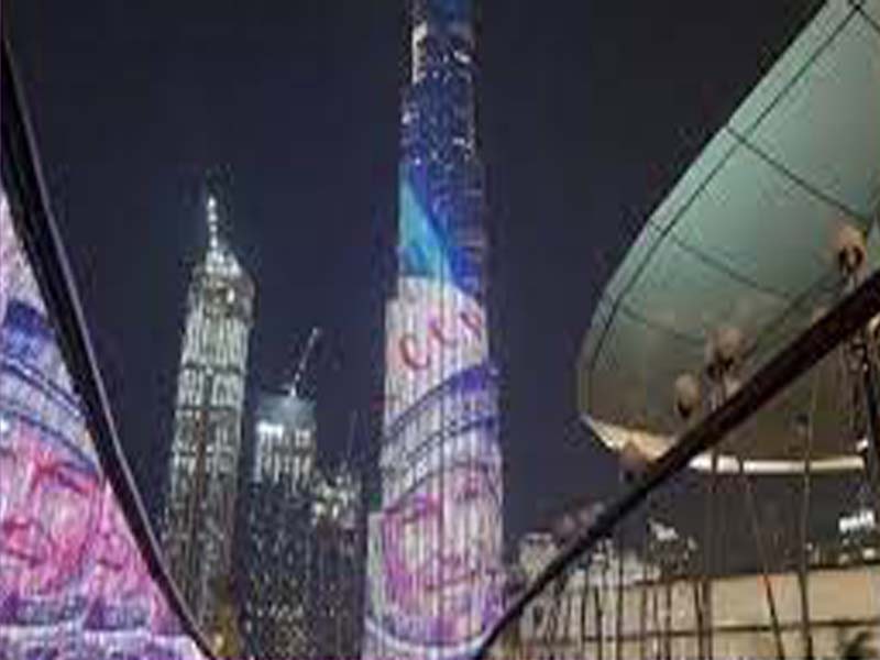 UAE marks the anniversary of Gagarin’s space flight by displaying his image on Burj Khalifa