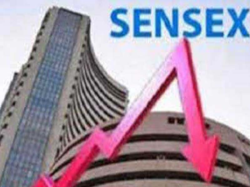 Sensex down 337.78 pts