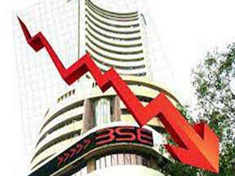Sensex down by  400 pts