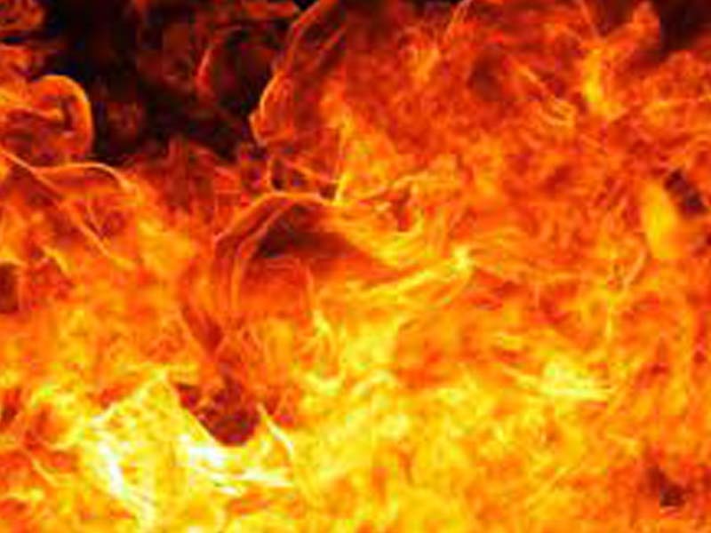 Fire in shopping complex in Tirumal; one youth charred to death