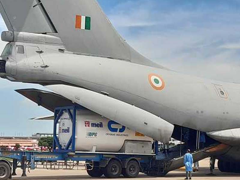 IAF airlifts three Cryogenic Oxygen tankers from Bangkok to Hyderabad