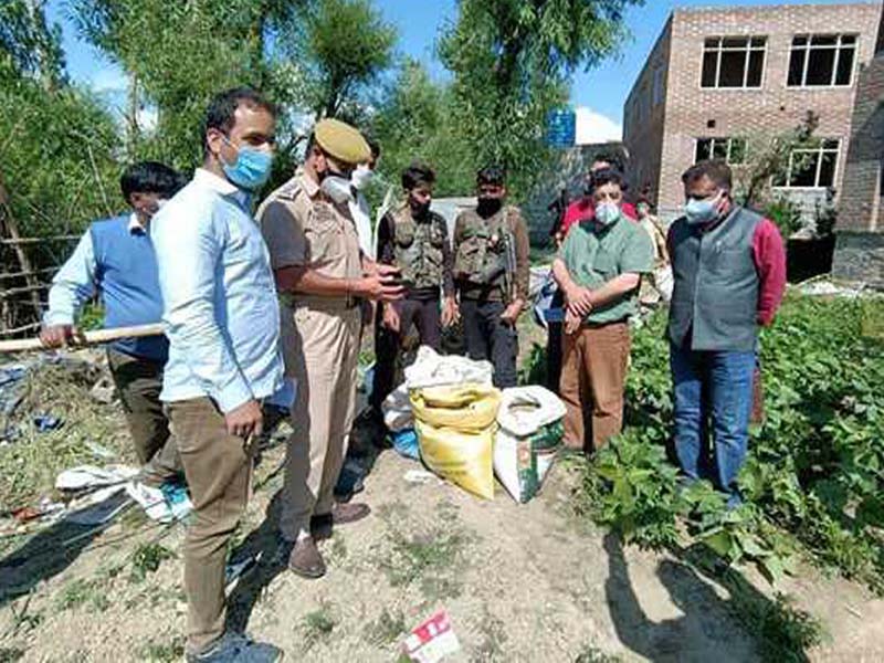 Police recovered huge consignment of narcotic drugs in Anantnag