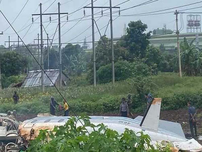 Military plane crashes in Myanmar, 12 dead: Reports