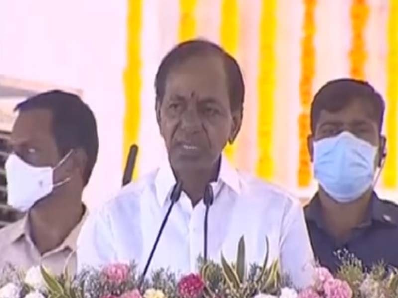 Telangana CM visits his adopted village Vasalamarri