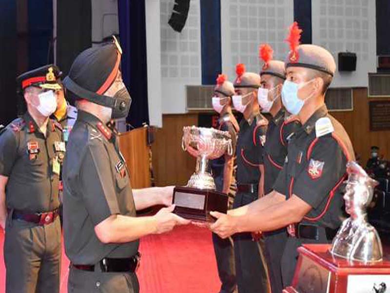Bhutanese trainee cadet awarded for his performance during training at IMA