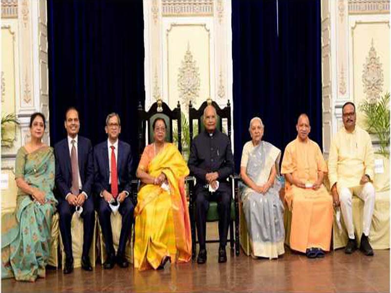 President lays foundation stone for Ambedkar Memorial and Cultural Centre in Lucknow