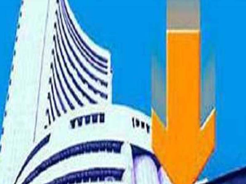 Sensex down over 100 pts