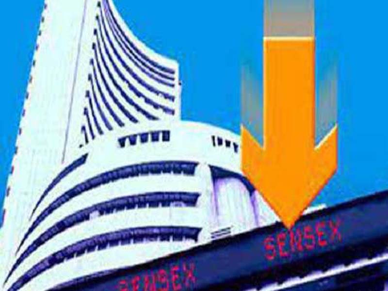Sensex drops 485.82 pts to end at 52,568.94