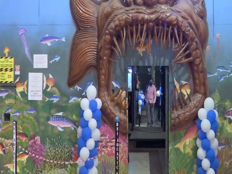 Indian railway’s first movable freshwater tunnel aquarium opened for general public