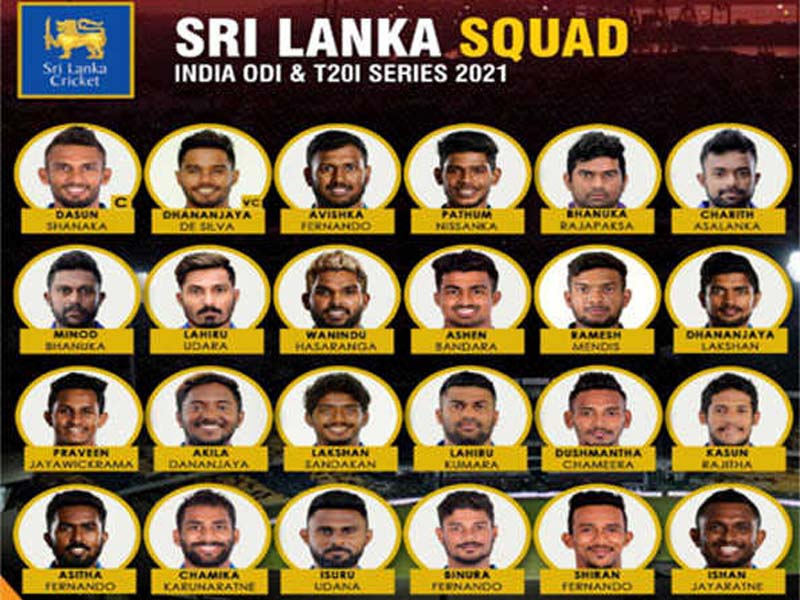 Sri Lanka announce squad for white-ball series against India