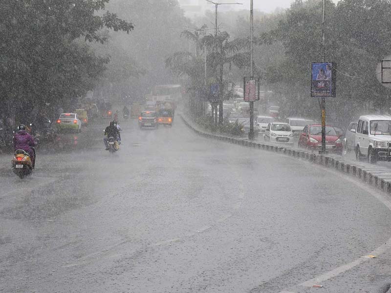 Rain in many parts of Hyderabad offers respite from dry spell