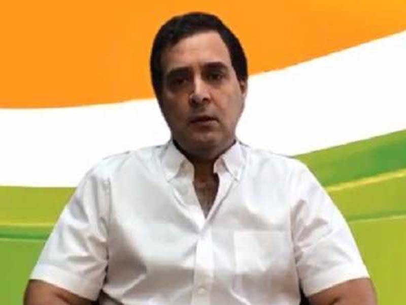 Rahul slams govt over surge in Covid-19 cases