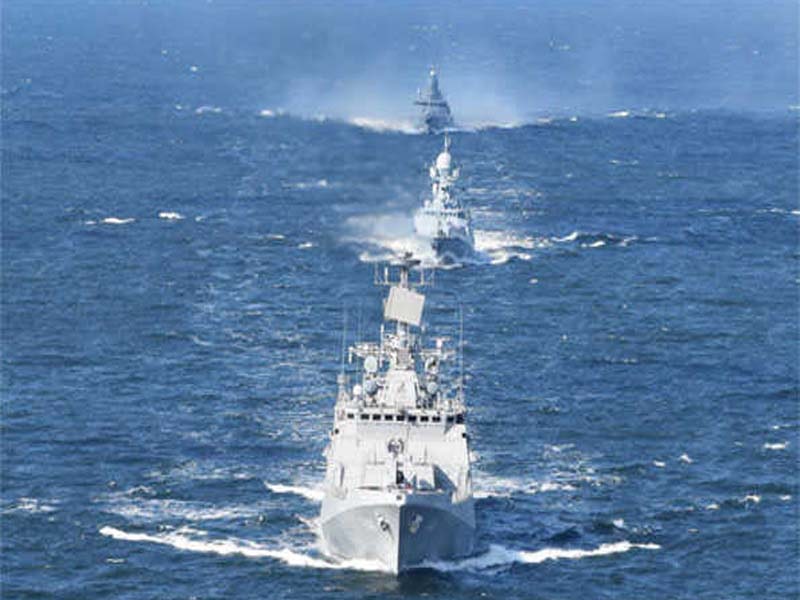 Indian Navy’s warship at Russian port takes part in naval exercises