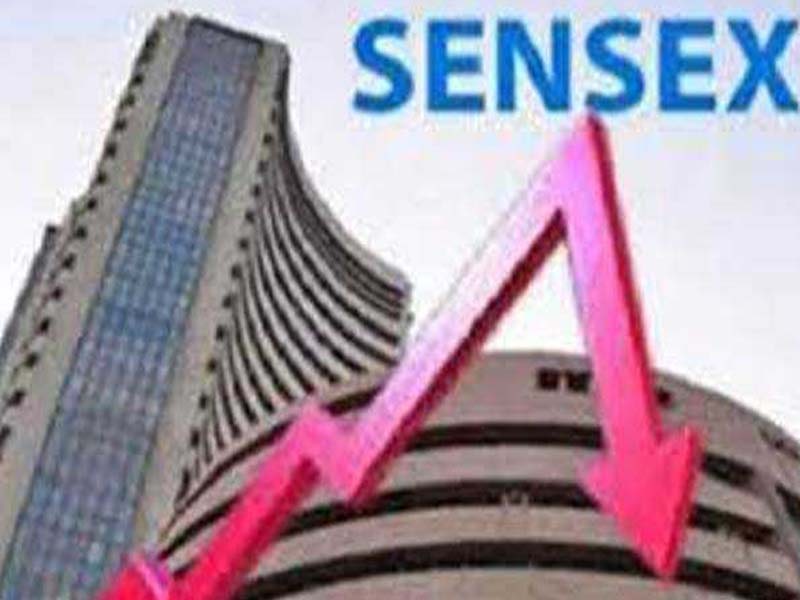 Sensex down 254.33 pts