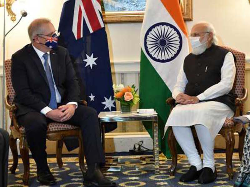 Regional developments, trade, defense, and clean energy figure in Modi-Morrison bilateral