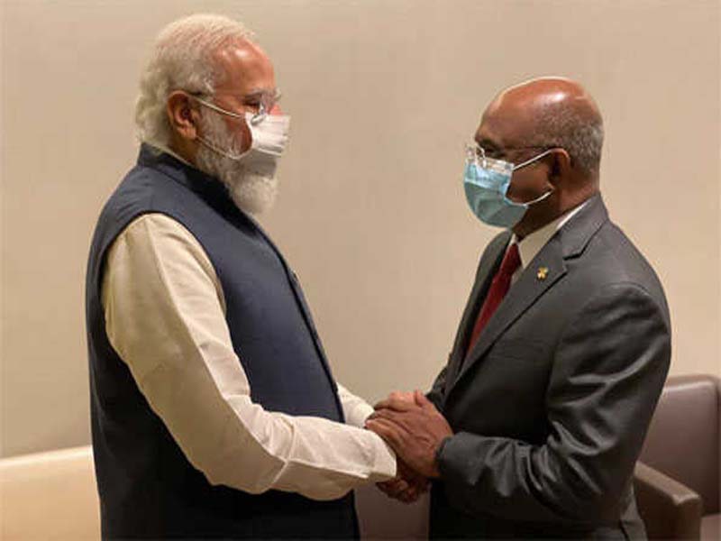 Maldives FM thanks PM Modi for continued support to ‘Presidency of Hope’