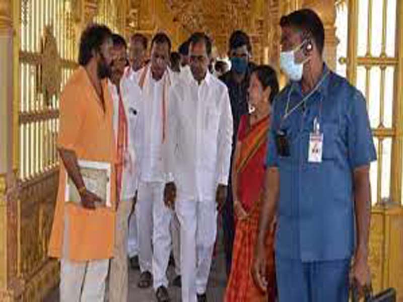 Yadadri Temple to re-open on Mar 28, 2022: Telangana CM