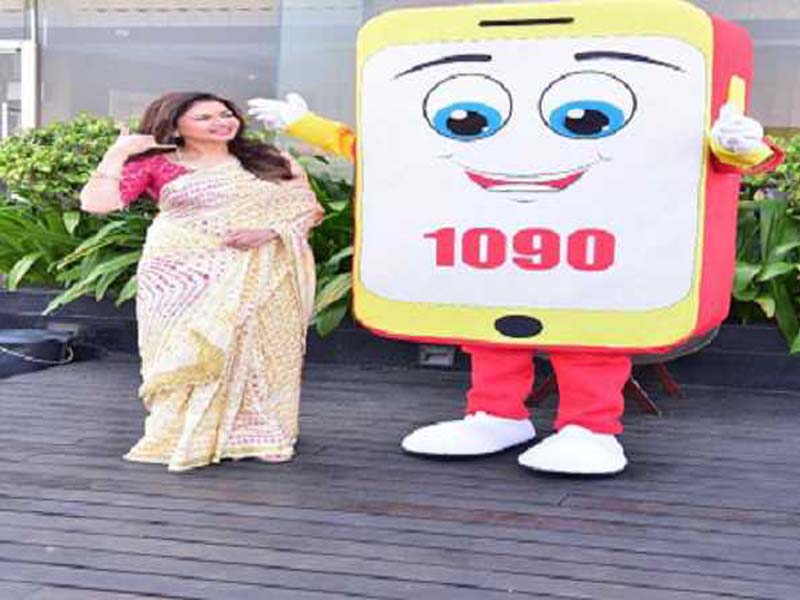 Actor Bhagyashree unveils mascot of 1090