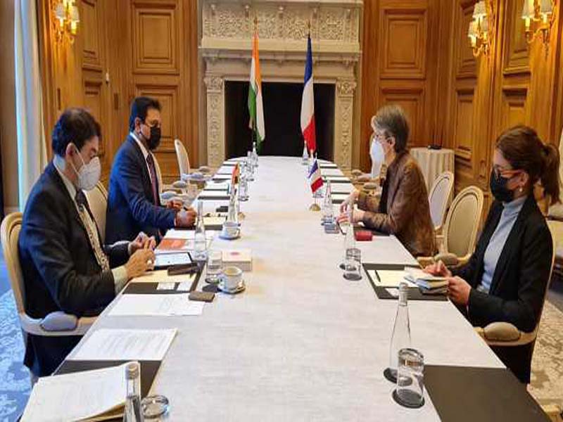 The delegation from Telangana hold meetings with global CEOs in Paris