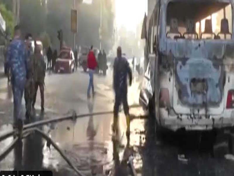 14 killed in Damascus army bus explosion