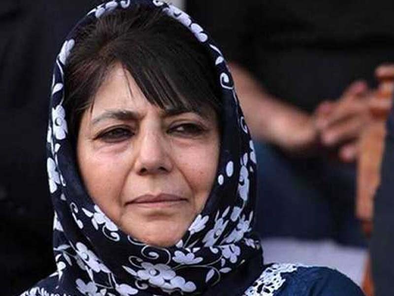 GoI’s fake narrative of normalcy lies in tatters with civilians killings : alleges Mehbooba