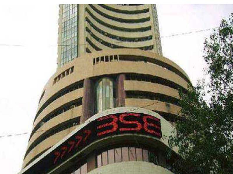 Sensex falls 127 pts
