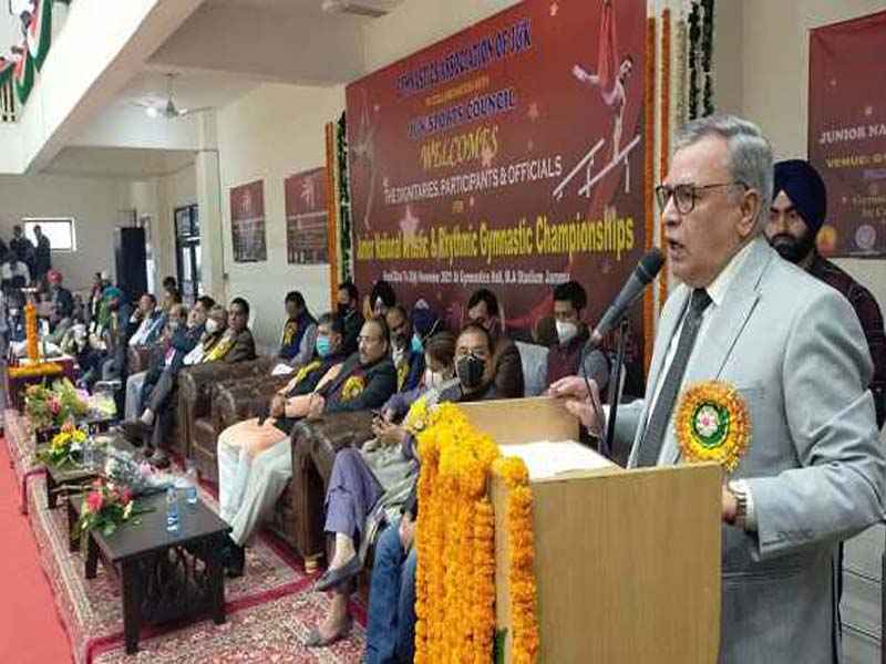 Five-day Jr National Gymnastics meet takes off in Jammu