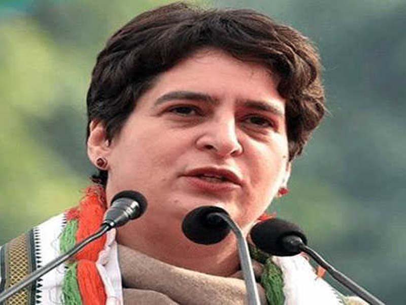 Priyanka promises Rs 10k per month to Anganwadi workers on coming to power
