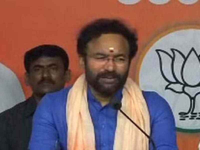 Kishan Reddy criticizes TRS govt for raking up paddy procurement issue