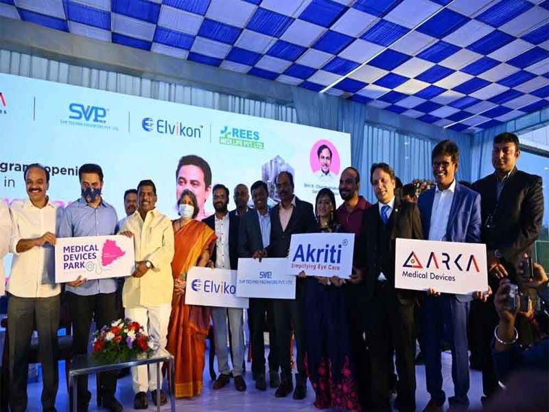 Seven companies set up manufacturing units at Medical Devices Park in Telangana with Rs 265 cr investments