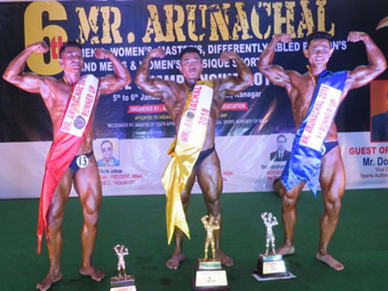 Nabam Abu crowned Mr Arunachal 2021