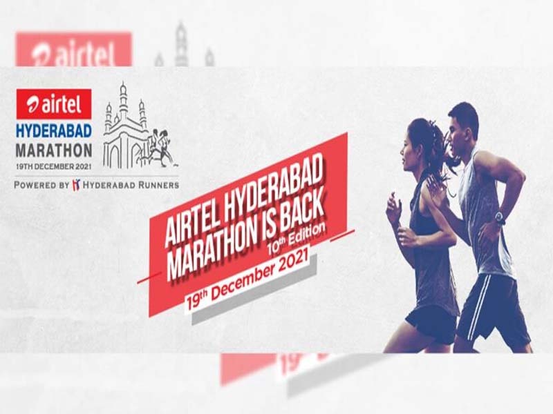 10th Edition of Hyderabad Marathon 2021 on Dec 19