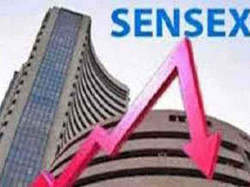 Sensex down over 200 points