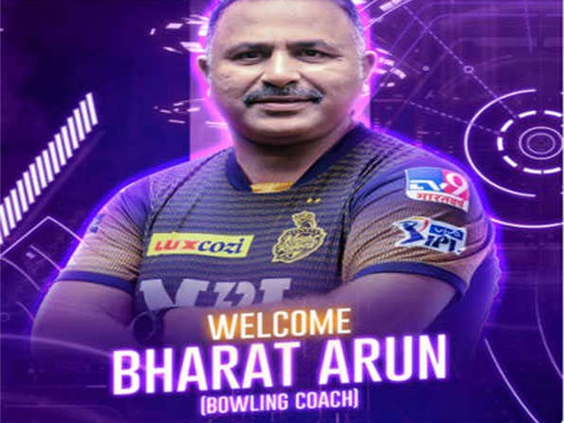 KKR appoints Bharat Arun as bowling coach