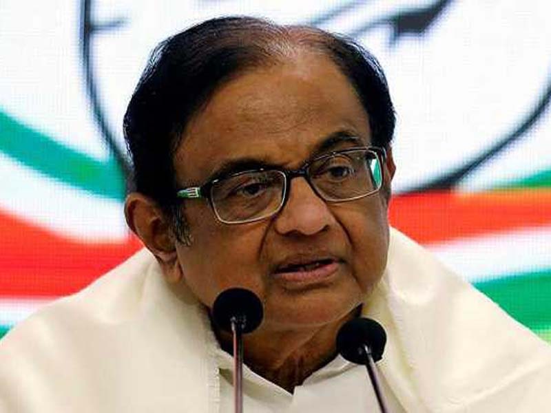 Chidambaram criticises Centre over extension of AFSPA in Nagaland