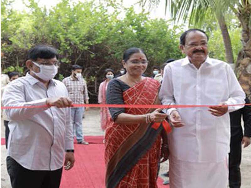 Usha Naidu inaugurates Reverse Osmosis plant in Lakshadweep
